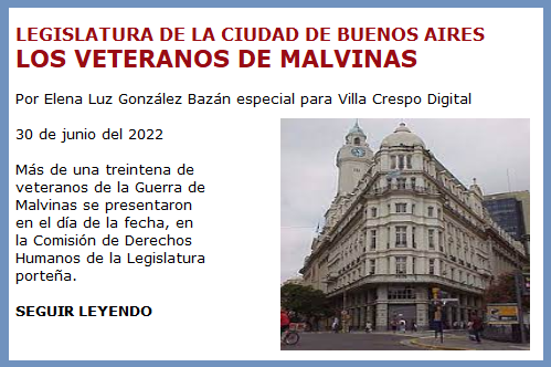 LEGISLATURA MALVINAS